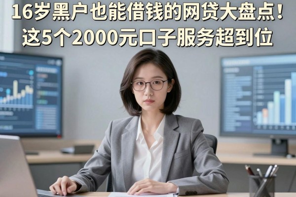 16岁黑户也能借钱的网贷大盘点!这5个2000元口子服务超到位