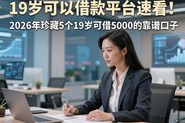 19岁可以借款平台速看!2026年珍藏5个19岁可借5000的靠谱口子