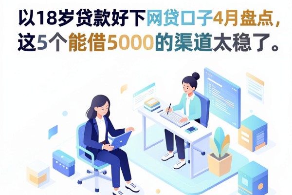 18岁贷款好下的网贷口子4月盘点，这5个能借5000的渠道太稳了