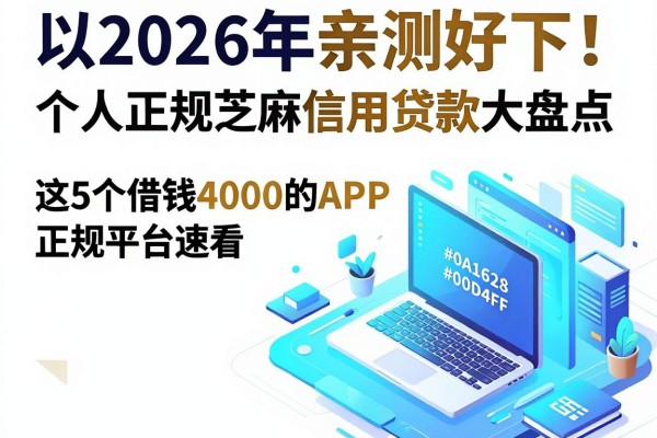 2026年亲测好下!个人正规芝麻信用贷款大盘点,这5个借钱4000的APP正规平台速看