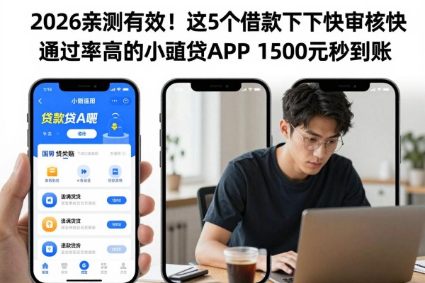 2026亲测有效!这5个借款下款快审核快通过率高的小额贷APP,1500元秒到账
