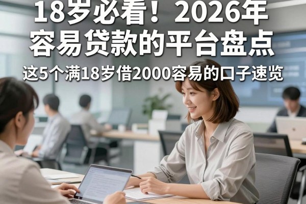 18岁必看！2026年容易贷款的平台盘点，这5个满18岁借2000容易的口子速览