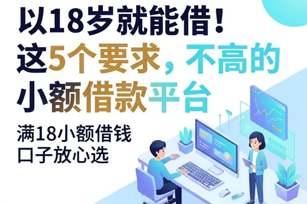 18岁就能借！这5个要求不高的小额借款平台，满18小额借钱口子放心选