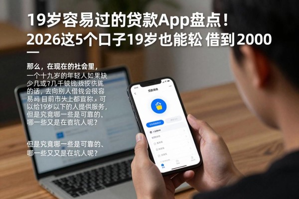 19岁容易过的贷款app盘点!2026这5个口子19岁也能轻松借到2000