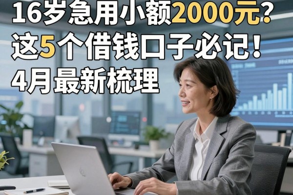 16岁急用小额2000元?这5个借钱口子必记,4月最新梳理!