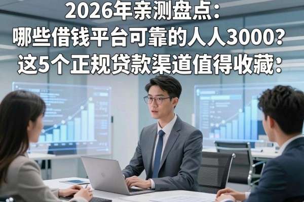 2026年亲测盘点:哪些借钱平台可靠的人人3000?这5个正规贷款渠道值得收藏!