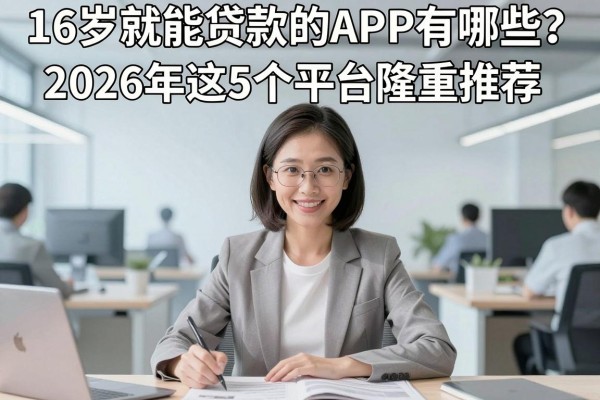 16岁就能贷款的APP有哪些？2026年这5个平台隆重推荐！