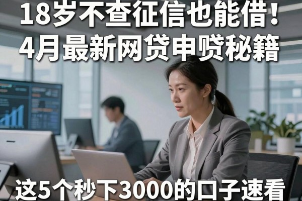 18岁不查征信也能借！4月最新网贷申贷秘籍，这5个秒下3000的口子速看