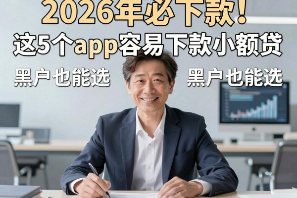 2026年必下款!这5个app容易下款小额贷,黑户也能选!