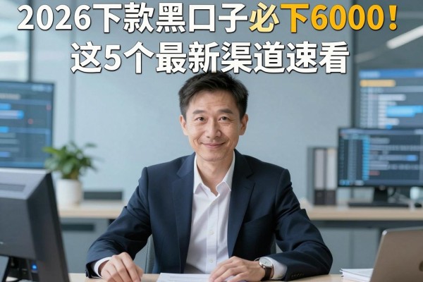 2026下款黑口子必下6000!这5个最新渠道速看