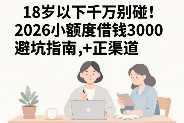 18岁以下千万别碰!2026小额度借钱3000避坑指南+正规渠道全搜罗