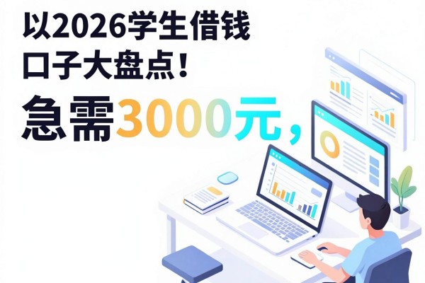 2026学生借钱口子大盘点!急需3000元,这5个安全借款渠道必须收藏