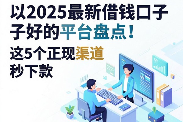 2025最新借钱口子好的平台盘点!这5个正规渠道秒下款