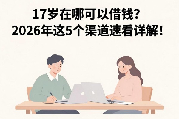 17岁在哪可以借钱?2026年这5个渠道速看详解!