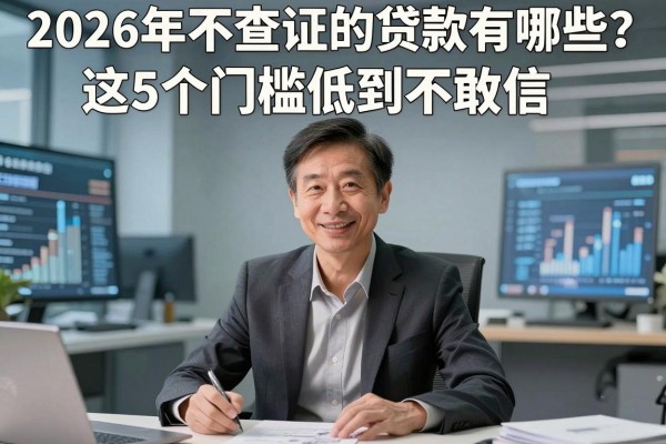 2026年不查证的贷款有哪些？这5个门槛低到不敢信！