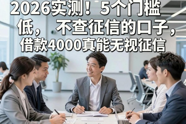 2026实测！5个门槛低不查征信的口子，借款4000真能无视征信？