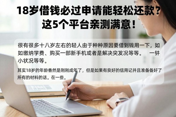 18岁借钱必过申请还能轻松还款？这5个平台亲测满意！