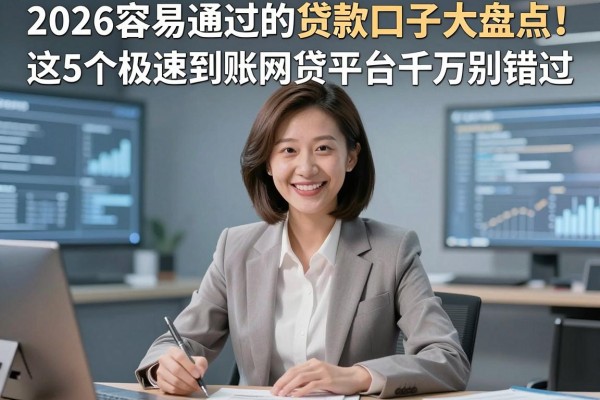2026容易通过的贷款口子大盘点!这5个极速到账网贷平台千万别错过