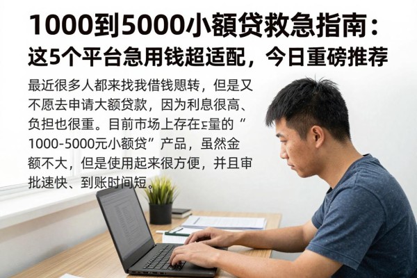 1000到5000小额贷救急指南：这5个平台急用钱超适配，今日重磅推荐！