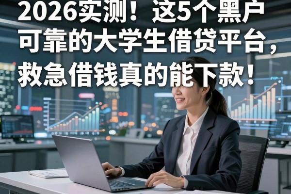 2026实测!这5个黑户可靠的大学生借贷平台,救急借钱真的能下款