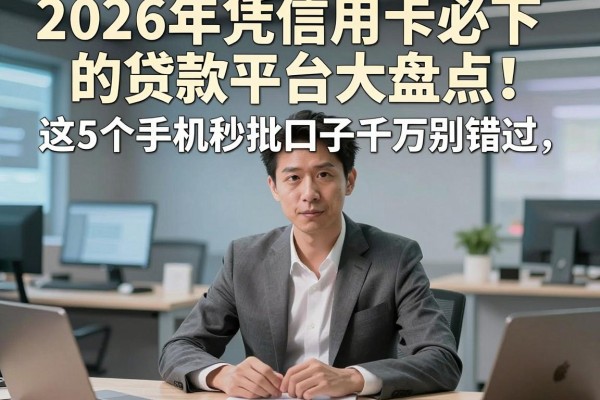 2026年凭信用卡必下的贷款平台大盘点!这5个手机秒批口子千万别错过