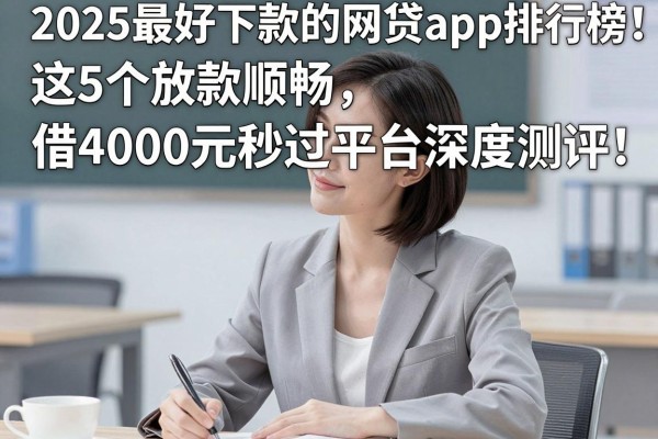 2025最好下款的网贷app排行榜！这5个放款顺畅，借4000元秒过平台深度测评