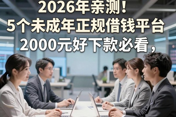 2026年亲测！5个未成年正规借钱平台，2000元好下款必看