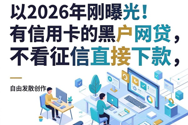 2026年刚曝光!这5个有信用卡的黑户网贷,不看征信直接下款