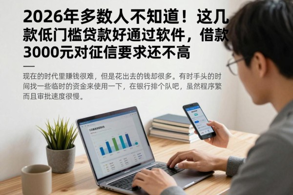2026年多数人不知道!这几款低门槛贷款好通过软件,借款3000元对征信要求还不高