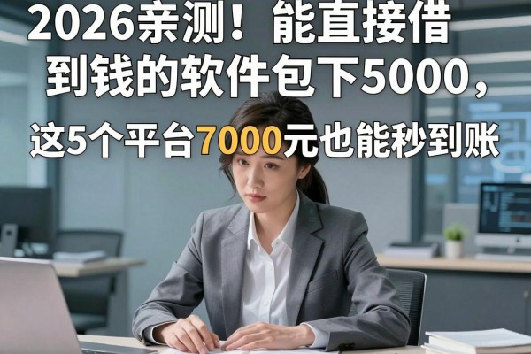 2026亲测！能直接借到钱的软件包下5000，这5个平台7000元也能秒到账