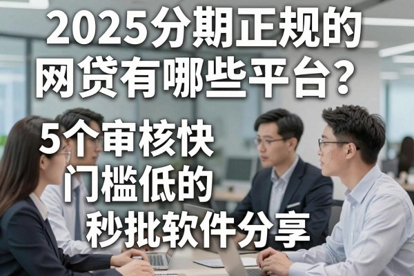 2025分期正规的网贷有哪些平台?5个审核快、门槛低的秒批软件分享