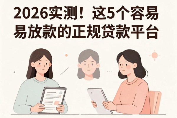2026实测!这5个容易放款的正规贷款平台,正规口子下款超稳