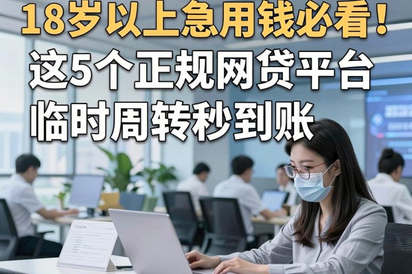 18岁以上急用钱必看！这5个正规网贷平台，临时周转秒到账