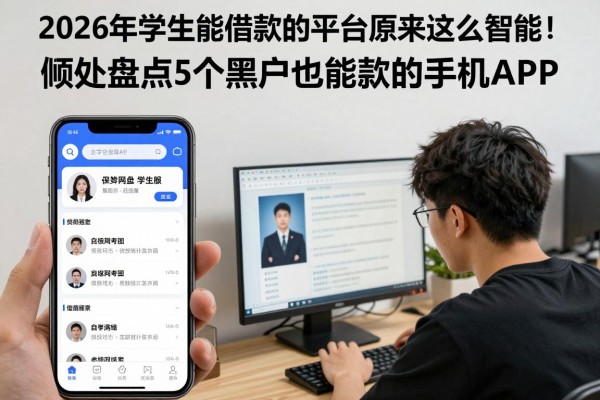 2026年学生能借款的平台原来这么智能!顺便盘点5个黑户也能贷款的手机APP