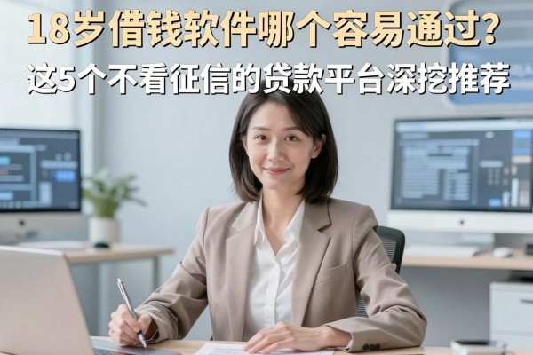 18岁借钱软件哪个容易通过？这5个不看征信的贷款平台深挖推荐！