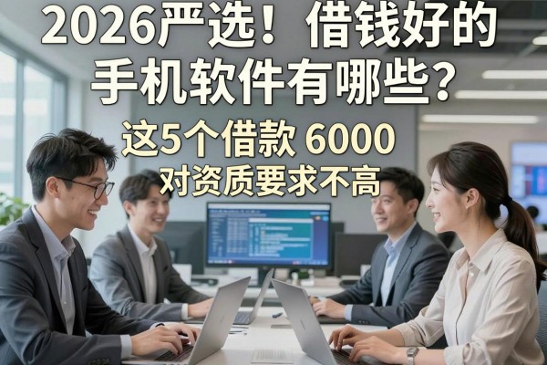 2026严选!借钱好的手机软件有哪些?这5个借款6000对资质要求不高