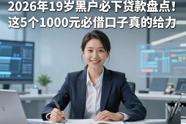 2026年19岁黑户必下贷款盘点!这5个1000元必借口子真的给力