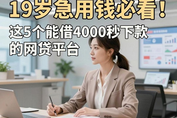 19岁急用钱必看！这5个能借4000秒下款的网贷平台，亲测实用