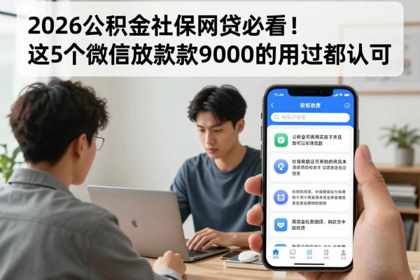 2026公积金社保网贷必看！这5个微信放款借款9000的APP用过都认可
