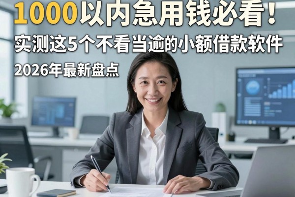 1000以内急用钱必看!实测这5个不看当前逾期的小额借款软件,2026年最新盘点