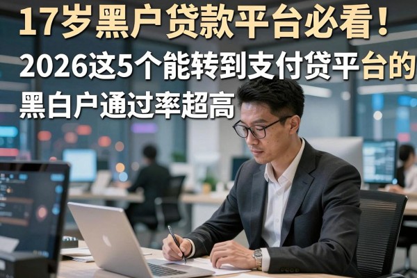17岁黑户贷款平台必看!2026这5个能转到支付宝的网贷平台,黑白户通过率超高