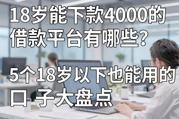 18岁能下款4000的借款平台有哪些?5个18岁以下也能用的口子大盘点