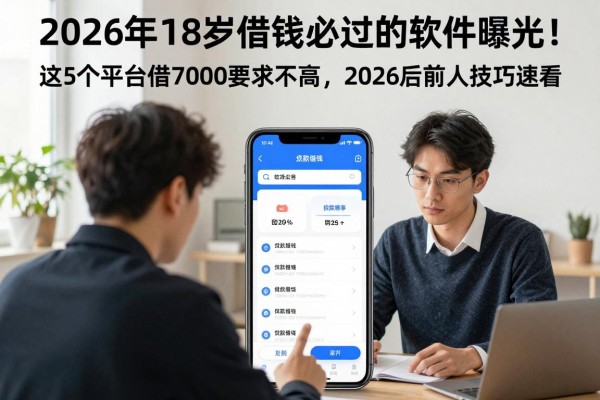 2026年18岁借钱必过的软件曝光！这5个平台借7000要求不高，2026年前人技巧速看