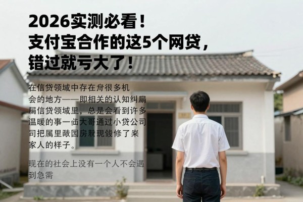 2026实测必看!支付宝合作的这5个网贷,错过就亏大了!