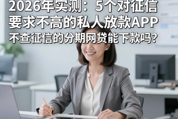 2026年实测:5个对征信要求不高的私人放款APP,不查征信的分期网贷能下款吗?答案全在这