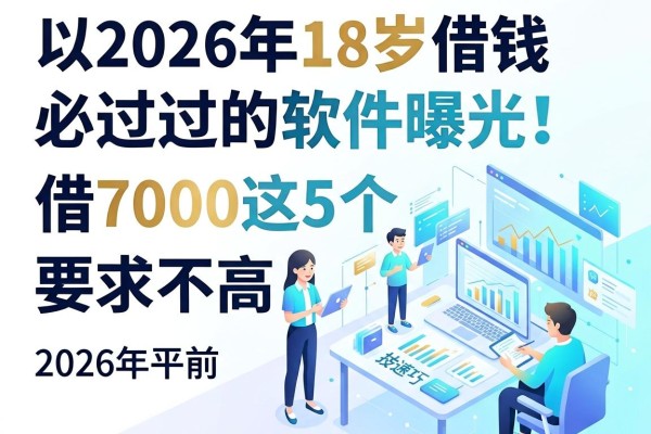 2026年18岁借钱必过的软件曝光!这5个平台借7000要求不高,2026年前人技巧速看