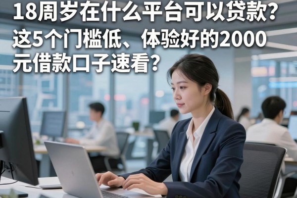 18周岁在什么平台可以贷款?这5个门槛低、体验好的2000元借款口子速看