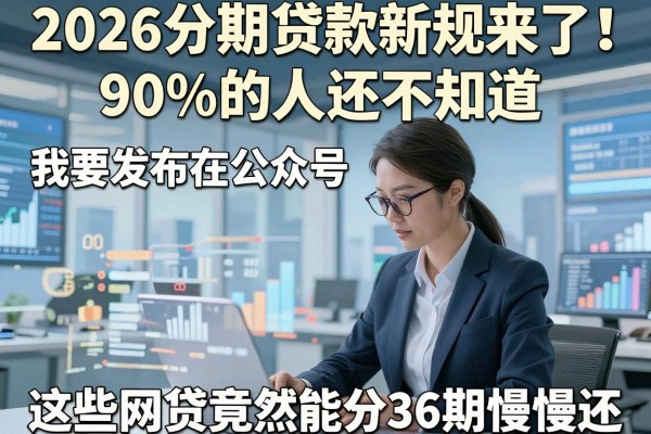 2026分期贷款新规来了！90%的人还不知道，这些网贷竟然能分36期慢慢还