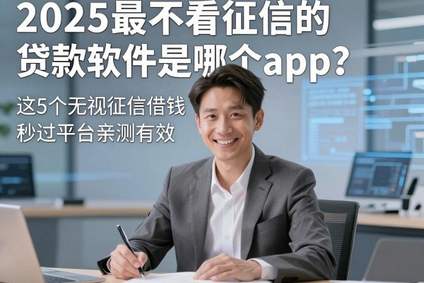 2025最不看征信的贷款软件是哪个app?这5个无视征信借钱秒过平台亲测有效
