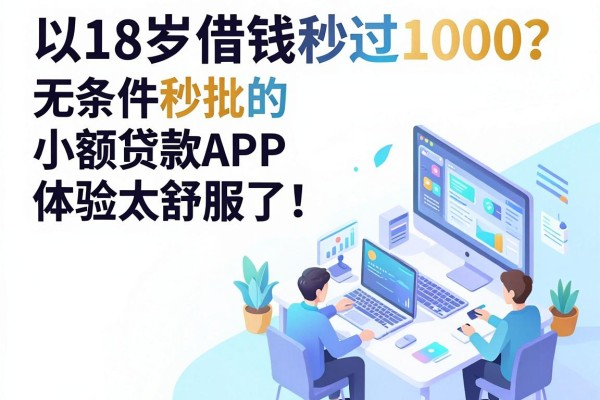 18岁借钱秒过1000？这几家无条件秒批的小额贷款APP体验太舒服了！